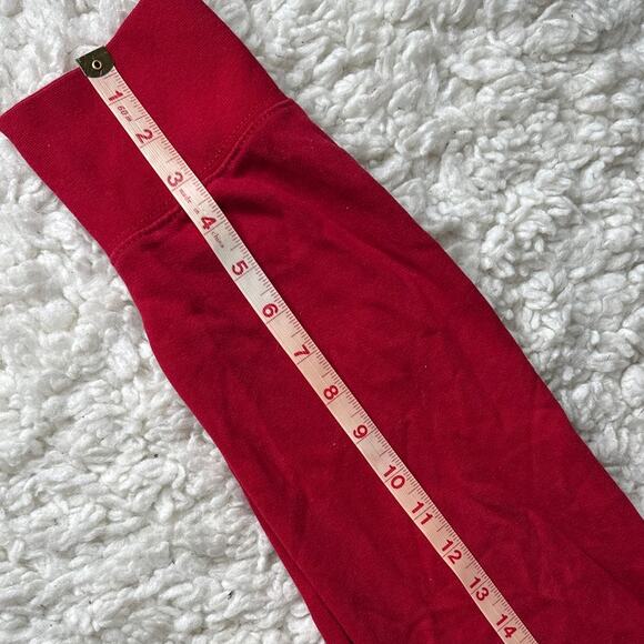 American Eagle Super Soft Men's Pullover Hoodie Red and Grey Minimalist Casual - Picture 8 of 9